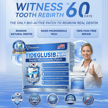 𝐆𝐥𝐢𝐦𝐦𝐞𝐫𝐥𝐲® 𝐓𝐢𝐝𝐞𝐠𝐥𝐮𝐬𝐢𝐛 𝐓𝐨𝐨𝐭𝐡 & 𝐆𝐮𝐦 𝐑𝐞𝐩𝐚𝐢𝐫 𝐌𝐢𝐜𝐫𝐨𝐧𝐞𝐞𝐝𝐥𝐞 𝐏𝐚𝐭𝐜𝐡  | 𝐀𝐝𝐯𝐚𝐧𝐜𝐞𝐝 𝐒𝐭𝐞𝐦-𝐂𝐞𝐥𝐥 𝐀𝐜𝐭𝐢𝐯𝐚𝐭𝐢𝐨𝐧 𝐓𝐞𝐞𝐭𝐡 𝐒𝐭𝐫𝐢𝐩𝐬(🦷𝐑𝐞𝐛𝐮𝐢𝐥𝐝 𝐄𝐧𝐚𝐦𝐞𝐥 & 𝐃𝐞𝐧𝐭𝐢𝐧 • 𝐒𝐭𝐫𝐞𝐧𝐠𝐭𝐡𝐞𝐧 𝐆𝐮𝐦𝐬 • 𝐄𝐫𝐚𝐝𝐢𝐜𝐚𝐭𝐞 𝐓𝐚𝐫𝐭𝐚𝐫 & 𝐎𝐝𝐨𝐫 • 𝐒𝐭𝐨𝐩 𝐓𝐨𝐨𝐭𝐡 𝐒𝐞𝐧𝐬𝐢𝐭𝐢𝐯𝐢𝐭𝐲) 3.0