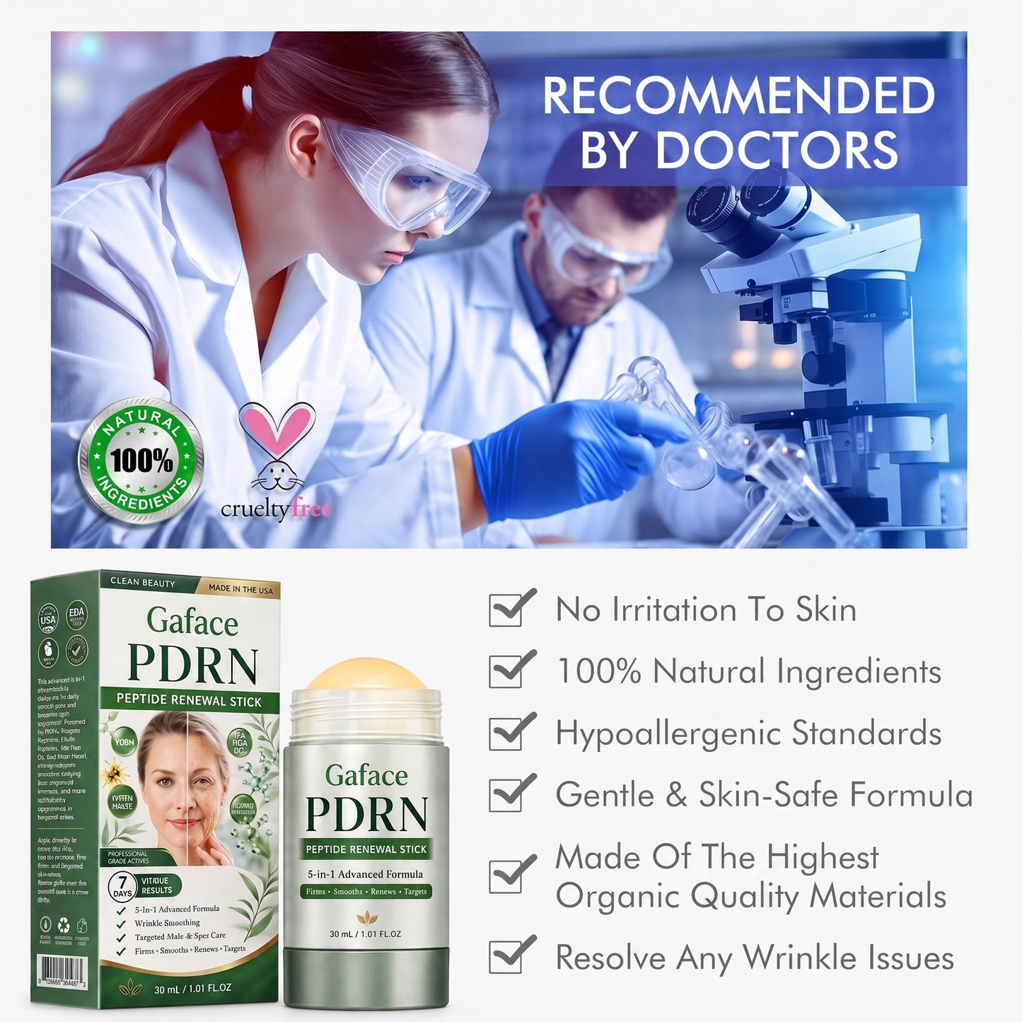 Gaface® PDRN Anti-Aging Peptide Renewal Stick