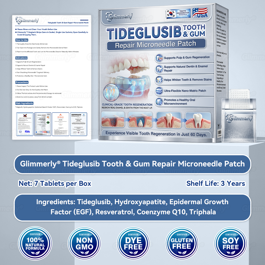 𝐆𝐥𝐢𝐦𝐦𝐞𝐫𝐥𝐲® 𝐓𝐢𝐝𝐞𝐠𝐥𝐮𝐬𝐢𝐛 𝐓𝐨𝐨𝐭𝐡 & 𝐆𝐮𝐦 𝐑𝐞𝐩𝐚𝐢𝐫 𝐌𝐢𝐜𝐫𝐨𝐧𝐞𝐞𝐝𝐥𝐞 𝐏𝐚𝐭𝐜𝐡  | 𝐀𝐝𝐯𝐚𝐧𝐜𝐞𝐝 𝐒𝐭𝐞𝐦-𝐂𝐞𝐥𝐥 𝐀𝐜𝐭𝐢𝐯𝐚𝐭𝐢𝐨𝐧 𝐓𝐞𝐞𝐭𝐡 𝐒𝐭𝐫𝐢𝐩𝐬(🦷𝐑𝐞𝐛𝐮𝐢𝐥𝐝 𝐄𝐧𝐚𝐦𝐞𝐥 & 𝐃𝐞𝐧𝐭𝐢𝐧 • 𝐒𝐭𝐫𝐞𝐧𝐠𝐭𝐡𝐞𝐧 𝐆𝐮𝐦𝐬 • 𝐄𝐫𝐚𝐝𝐢𝐜𝐚𝐭𝐞 𝐓𝐚𝐫𝐭𝐚𝐫 & 𝐎𝐝𝐨𝐫 • 𝐒𝐭𝐨𝐩 𝐓𝐨𝐨𝐭𝐡 𝐒𝐞𝐧𝐬𝐢𝐭𝐢𝐯𝐢𝐭𝐲) 🌹