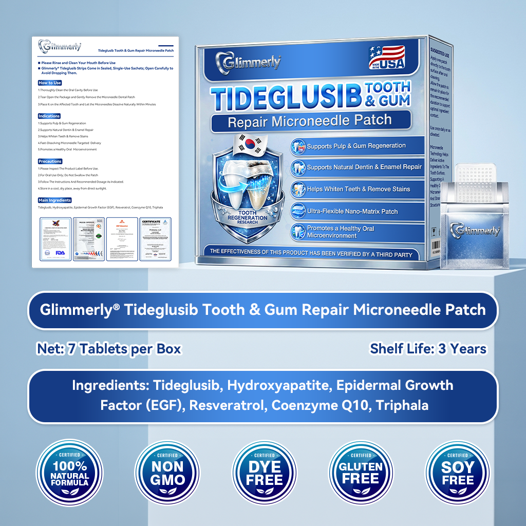 𝐆𝐥𝐢𝐦𝐦𝐞𝐫𝐥𝐲® 𝐓𝐢𝐝𝐞𝐠𝐥𝐮𝐬𝐢𝐛 𝐓𝐨𝐨𝐭𝐡 & 𝐆𝐮𝐦 𝐑𝐞𝐩𝐚𝐢𝐫 𝐌𝐢𝐜𝐫𝐨𝐧𝐞𝐞𝐝𝐥𝐞 𝐏𝐚𝐭𝐜𝐡  | 𝐀𝐝𝐯𝐚𝐧𝐜𝐞𝐝 𝐒𝐭𝐞𝐦-𝐂𝐞𝐥𝐥 𝐀𝐜𝐭𝐢𝐯𝐚𝐭𝐢𝐨𝐧 𝐓𝐞𝐞𝐭𝐡 𝐒𝐭𝐫𝐢𝐩𝐬(🦷𝐑𝐞𝐛𝐮𝐢𝐥𝐝 𝐄𝐧𝐚𝐦𝐞𝐥 & 𝐃𝐞𝐧𝐭𝐢𝐧 • 𝐒𝐭𝐫𝐞𝐧𝐠𝐭𝐡𝐞𝐧 𝐆𝐮𝐦𝐬 • 𝐄𝐫𝐚𝐝𝐢𝐜𝐚𝐭𝐞 𝐓𝐚𝐫𝐭𝐚𝐫 & 𝐎𝐝𝐨𝐫 • 𝐒𝐭𝐨𝐩 𝐓𝐨𝐨𝐭𝐡 𝐒𝐞𝐧𝐬𝐢𝐭𝐢𝐯𝐢𝐭𝐲) 2.0