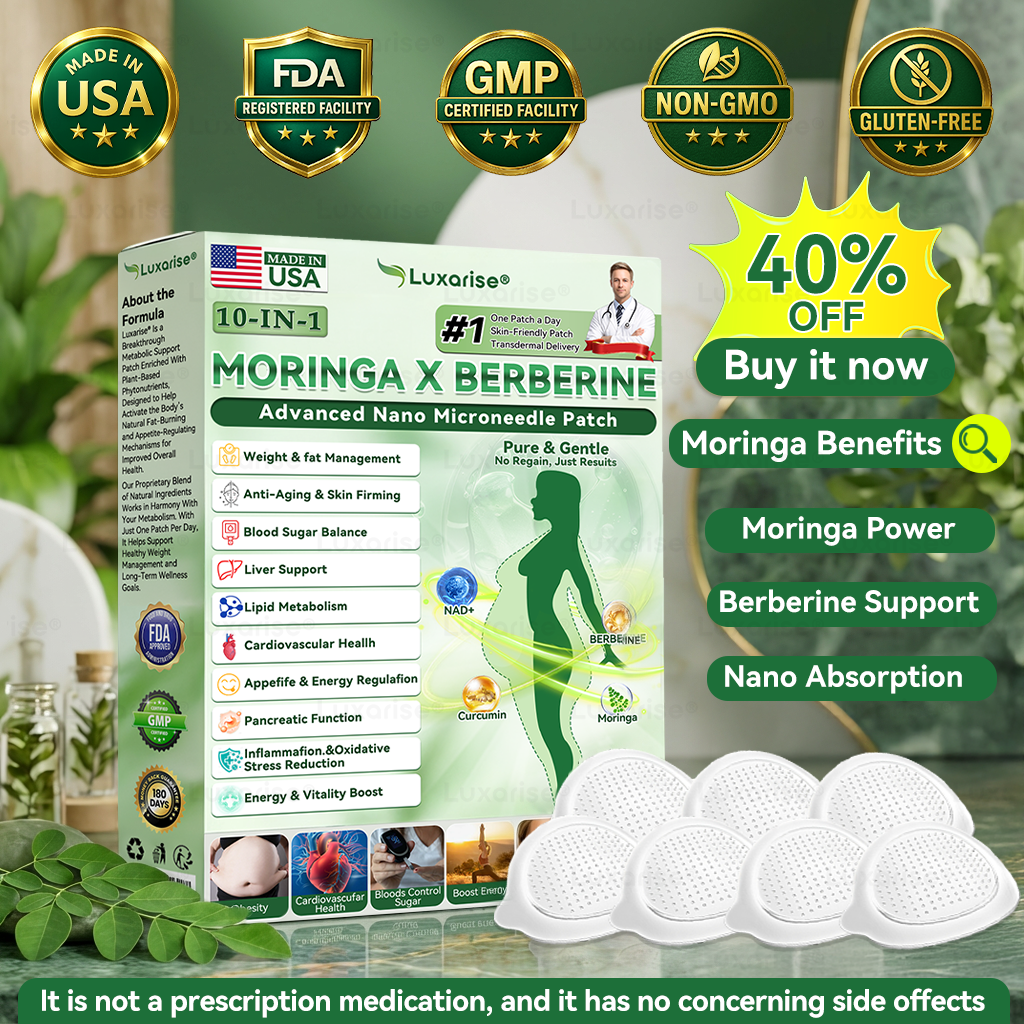 𝑶𝒇𝒇𝒊𝒄𝒊𝒂𝒍 𝑺𝒕𝒐𝒓𝒆  | 👩‍⚕️ 𝑳𝒖𝒙𝒂𝒓𝒊𝒔𝒆® 𝑴𝒐𝒓𝒊𝒏𝒈𝒂 & 𝑩𝒆𝒓𝒃𝒆𝒓𝒊𝒏𝒆 10-𝑰𝑵-1 𝑨𝒅𝒗𝒂𝒏𝒄𝒆𝒅 𝑵𝒂𝒏𝒐 𝑴𝒊𝒄𝒓𝒐𝒏𝒆𝒆𝒅𝒍𝒆 𝑷𝒂𝒕𝒄𝒉 (𝐎𝐧𝐜𝐞 𝐃𝐚𝐢𝐥𝐲, 𝐯𝐢𝐬𝐢𝐛𝐥𝐞 𝐜𝐡𝐚𝐧𝐠𝐞𝐬 𝐢𝐧 𝟕 𝐝𝐚𝐲𝐬）🛒 𝐎𝐛𝐞𝐬𝐢𝐭𝐲, 𝐃𝐢𝐚𝐛𝐞𝐭𝐞𝐬, 𝐒𝐥𝐞𝐞𝐩 𝐀𝐩𝐧𝐞𝐚, 𝐀𝐧𝐝 𝐉𝐨𝐢𝐧𝐭 𝐈𝐬𝐬𝐮𝐞𝐬 🤰